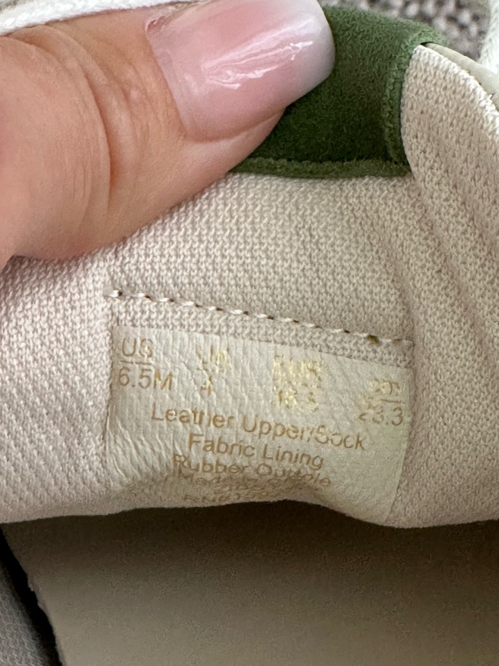 J.McLaughlin Zibby olive green leather suede lace up sneakers size 6.5 NWT - Picture 15 of 16